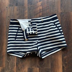 J crew striped shorts
